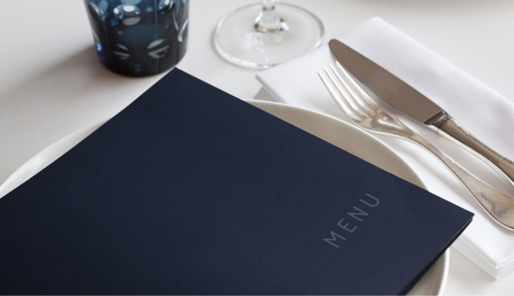 Oldacres menu printing